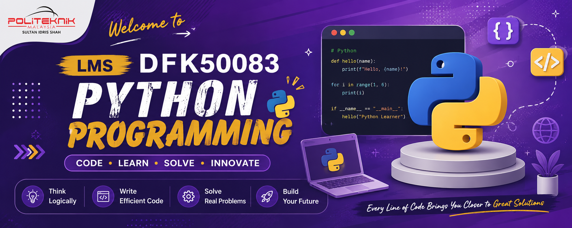 DFK50083 PYTHON PROGRAMMING