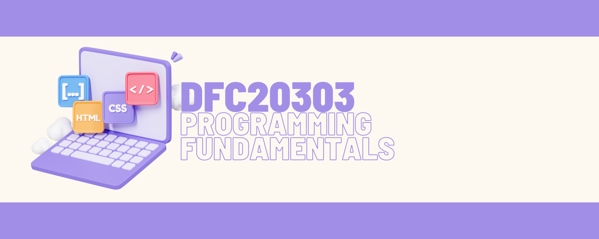 DFC20303 PROGRAMMING FUNDAMENTALS